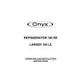 TRICITY BENDIX 160LE (Onyx) Manual de Usuario